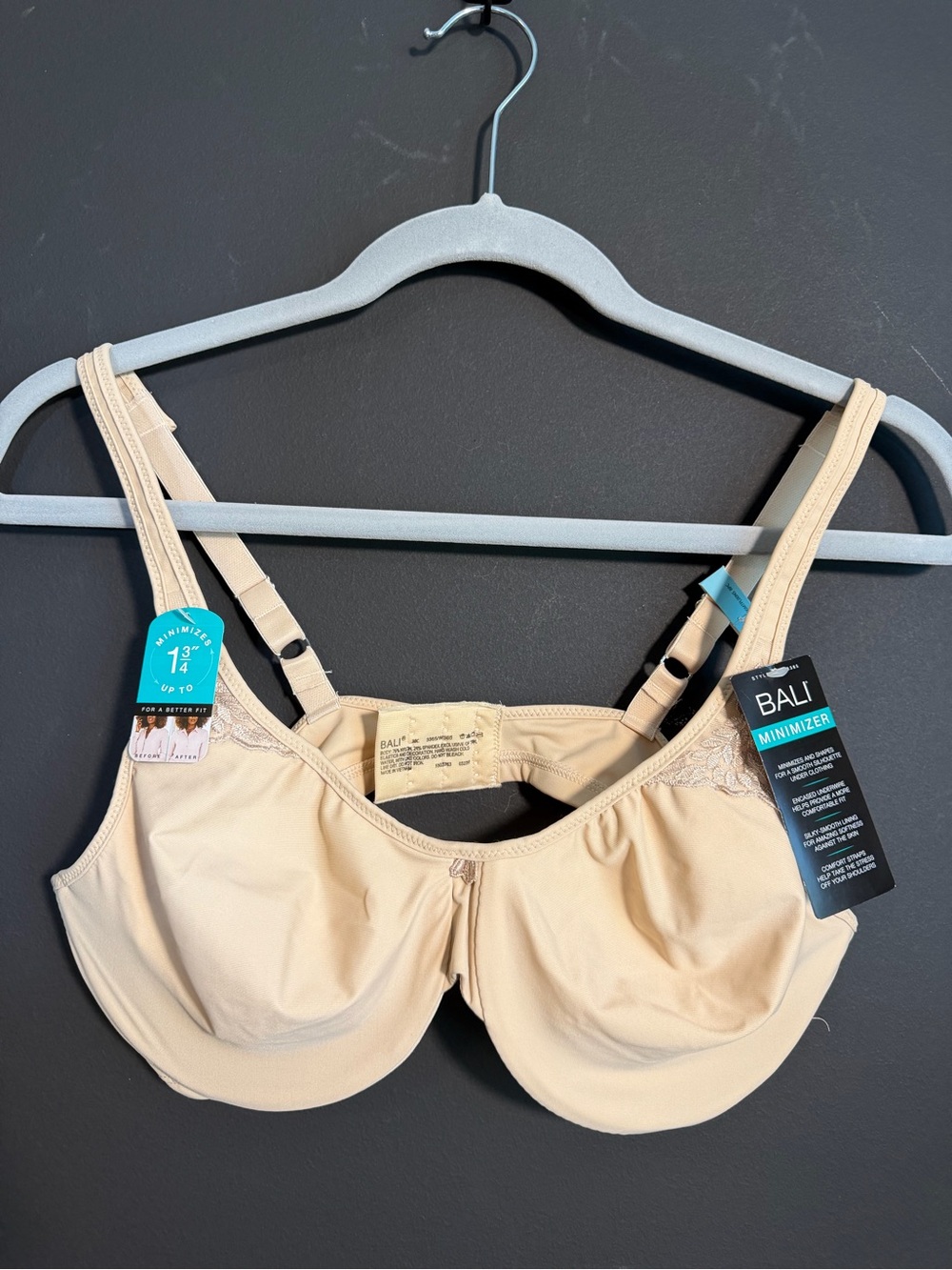 Bali Minimizer Underwire Bra - NWT  38c